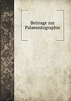 Beitrage zur Palaeontographie 5519217343 Book Cover