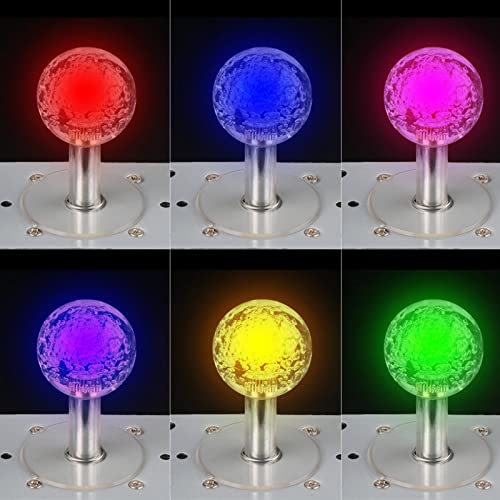 TREETDOBV Joystick D'arcade à LED, Bâton D'arcade, Joystick Lumineux Coloré à LED Commutable de 4 à 8 Voies pour Le Jeu Vidéo de Jeu D'arcade – vue 8