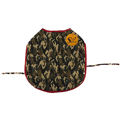 Image of Sage Square Camouflage /Army Winter Coat for Dogs - Windproof Jacket, Insulated, Warm for Cold Weather, Adjustable Fit, Comfortable Design for Indoor & Outdoor (Small - 12 Inches, Camouflage)