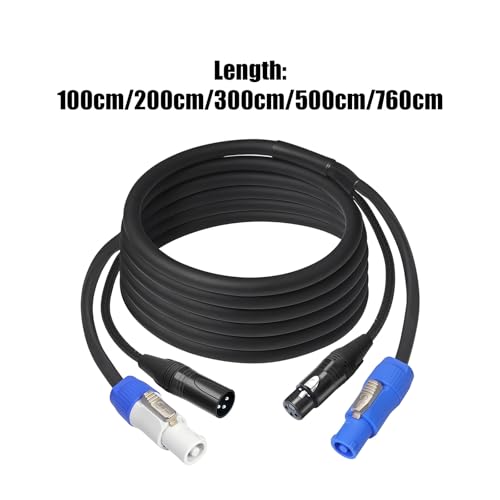 Evita interferencias con el cable combo XLR Power Con de escenario 7