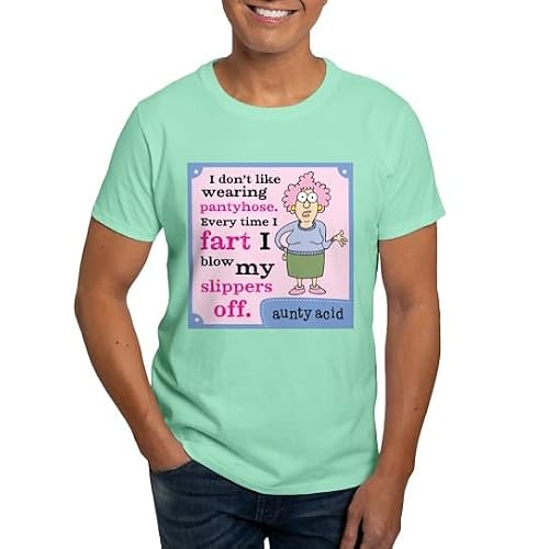 CafePress Aunty Acid: Pantyhose White T Shirt Men's Traditional Fit Casual T-Shirt