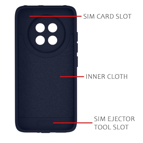 Image of Cover for Oppo F31 Pro Plus 5G | MagFit Ring Design (Non-Magnetic) | Shockproof Protection | Anti-Slip Grip | Raised Camera Edges | Slim Protective Case for Oppo F31 Pro Plus 5G (Steel Blue)
