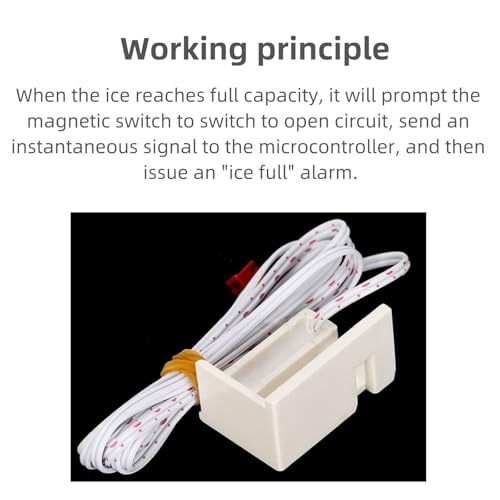 Ruimou 1Pcs Ice Fullness Sensor Kompatibel Mit Vevor Cotline Coolski Ice Maker Für Eiskübel Sensor in kommerziellen Würfel Eisbereiter Magnetischen Schalter
