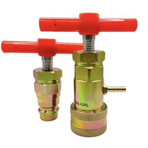 The Original Hydraulic Quick Coupling Pressure Decompression Relief Release Tool 1/2" Ag/Pioneer/Poppet Size fits models of Kubota, John Deere, Other Compact Tractors