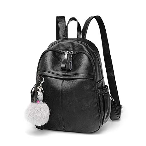 AINUOEY Mujer Bolsos Mochila Vestir Antirobo Pequeña Casual Bandolera Cuero Hombro Piel