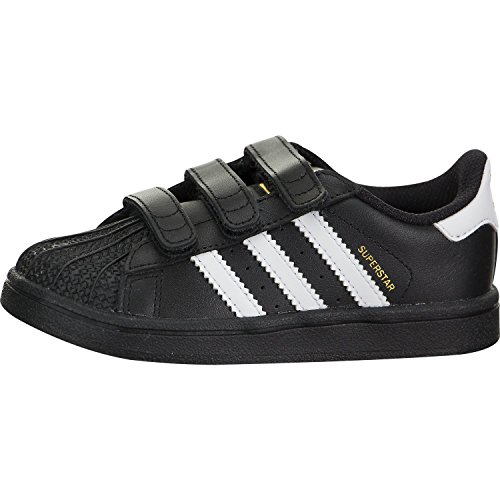 adidas Originals Kids SuperstarFoundation Black/White/Black 5 Big Kid M