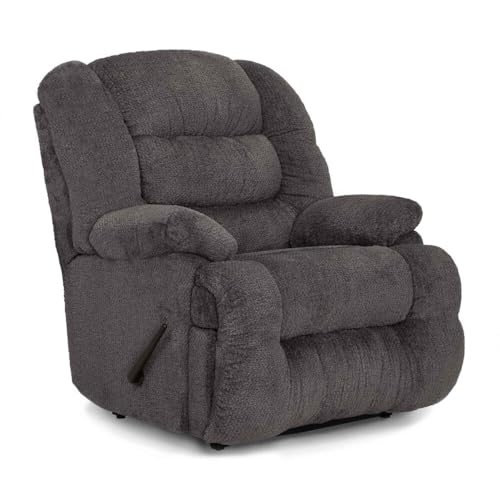 Franklin Corporation King of Comfort XL Everest Rocker Recliner, 500 lbs Capacity, 44.5W x 48.5H x 79 inches Extneded Lenght, Big Man Chair. The Stallions Rocking Cousin.