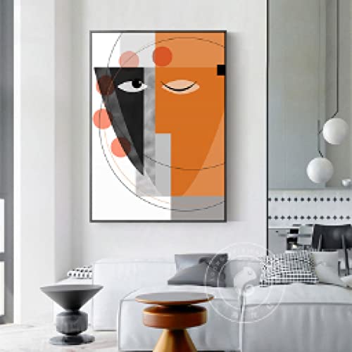 Visages abstraits et lignes géométriques : dites adieu aux murs vides grâce à ce triptyque - 5
