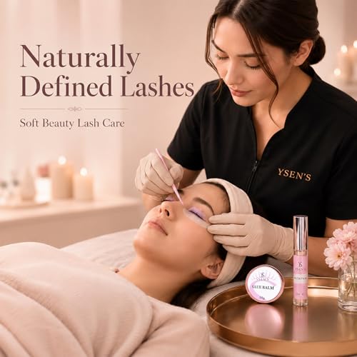 YSEN'S Lash Lift Kit – Lash Lift and Color Kit 4 in 1, Eyelash Lift and Brow Lamination Kit with Black Color and Glue Balm, Easy Lash Lift for Salon & Home — view 3