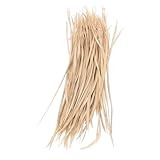 PATIKIL Plumes Colorées pour Loisirs Créatifs, 100pcs Plume d'oie en Vrac Artificielles 13-17cm, Décorations Mariage Maison Jardin Fête Artisanat DIY Attrape-Rêves, Couleur Abricot