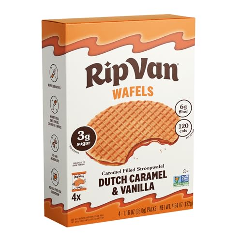 Image of RIP VAN WAFELS Dutch Caramel & Vanilla Wafel Cookies, 4.64 OZ