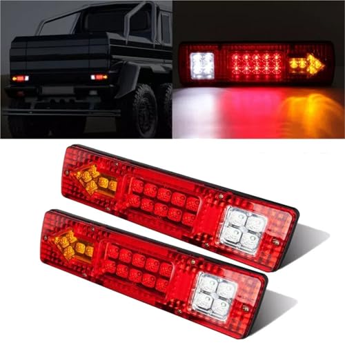 Feux arrière étanches 19 LED pour remorque et camion avec clignotant intégré - 3