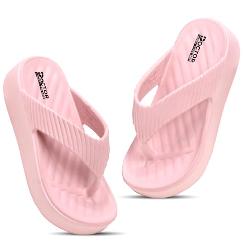 Image of DOCTOR HEALTH SUPER SOFT Women Soft EVA Flip Flops | Lightweight Cushioned Slippers | Anti-Slip Casual Sandals for Indoor Outdoor Everyday Wear
