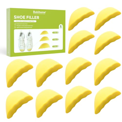 Image of Shoe Filler for Too Big Shoes - 6 Pairs Shoe Cushion Inserts for Flats