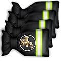 Outdoor Faucet Covers for Winter Freeze Protection - 4 Pack 6" W x 8.2" H Pipe Wrap Insulation Cover Socks for Various Faucet Spigot (Black)