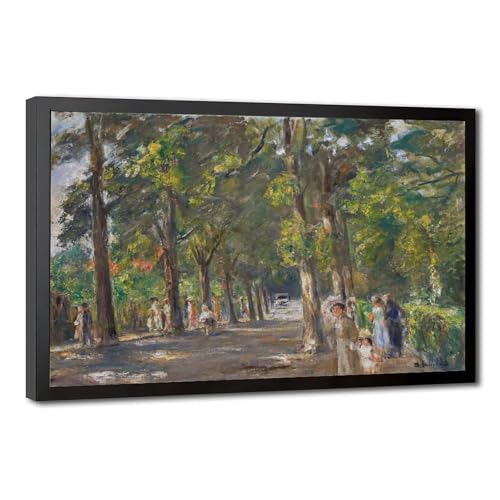 Impression sur toile Grosse Seestrasse cadre prêt à poser pour habiller un grand mur