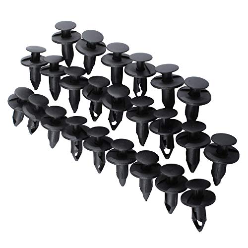 Gekufa 7661855 Plastic Fender Clips Body Rivets 100PCS with Fastener Remover & Panel Removal Tool Kit Compatible with Polaris Ranger RZR Sportsman Kawasaki Teryx Honda ATV UTV, 8mm Push Pins - Thumbnail 7