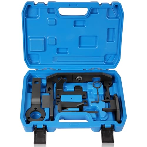 Image of DAYUAN 8 PCS Engine Timing Belt Tool, Camshaft Timing kit Compatible with Citroen,Peugeot,Opel,Vauxhall,OEM 0109-2A,0109-2B,109-2B,0109-2C,0109-2D,1.0L and 1.2L 3-Cylinder Engines