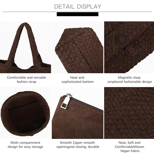 Image of Queenoris Shoulder Bags for Women, Fashion Purses and Handbags Top Handle Vegan Leather Shopper Satchel Large Travel Tote Bag | TOP HANDLE