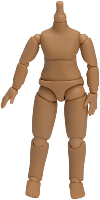 Doll Body Piccodo P10 for OB11 Doll,GSC,STO,1/12 BJD Doll Head Body10 Action Figure Toys Doll Accessories (P10 Suntan Skin)