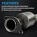 Aumzong 3W1Z-5E212-GB Catalytic Converter Compatible with 2003-2011 Ford Crown Victoria, Mercury Grand Marquis, Lincoln Town Car 4.6L Replacement# 3W1Z5E212GB (EPA Compliant)
