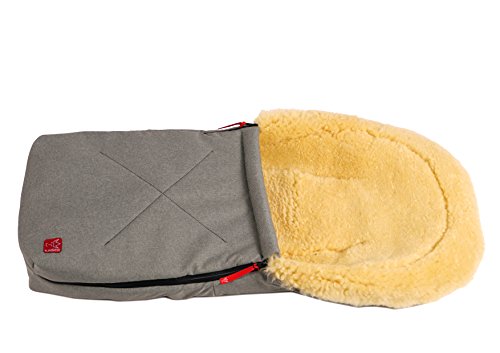 Kaiser 6534173 Lammfellkuschelsäckchen Emma, Lammfell medizin melange, grau