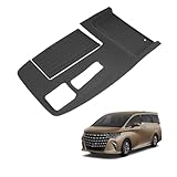 HUAHAO 新型 トヨタ アルファード ヴェルファイア 40系専用 シフトパネル ラバーマット コンソールカバー アルファード40 防水 ほこり・汚れ・キズ防止 指紋防止 内装保護 置くだけ充電マット お手入れ・取付簡単 ヴェルファイア カスタムパーツ アクセサリー(エレクトロシフトマチック専用)