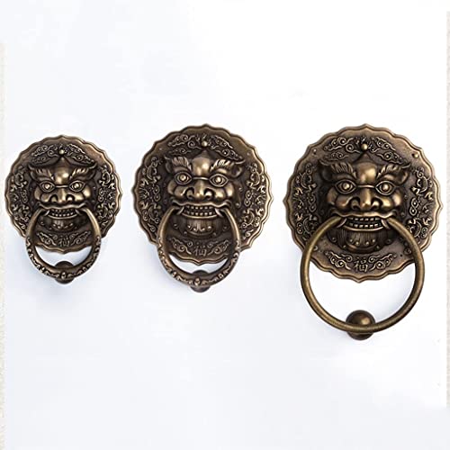 Lion Door Knockers Door Knockers For Front Door Antique Brass Labyrinth Door Knockers (Bronze 27 * 21Cm) #TOP3
