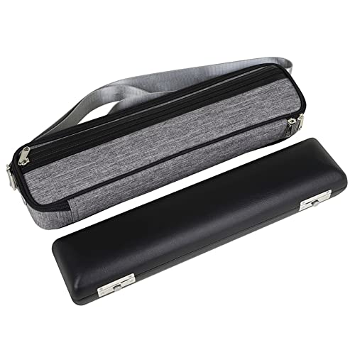Flûte à pied sac bandoulière étui boîte rangement transport cuir PU 16 trous 17 trous