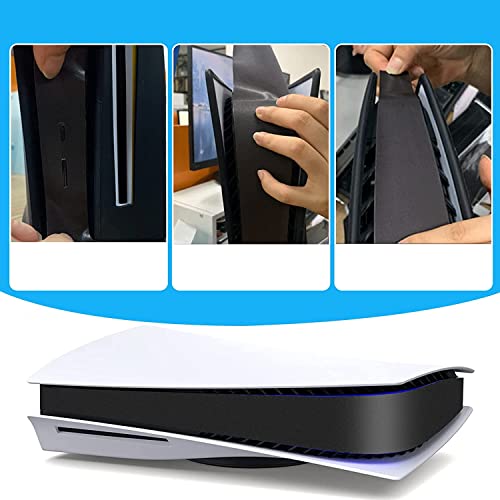 Adesivo Skin Pelicula Preto Liso Fosco Central Para Playstation 5 Ps5 (PS5 Versão DIGITAL)