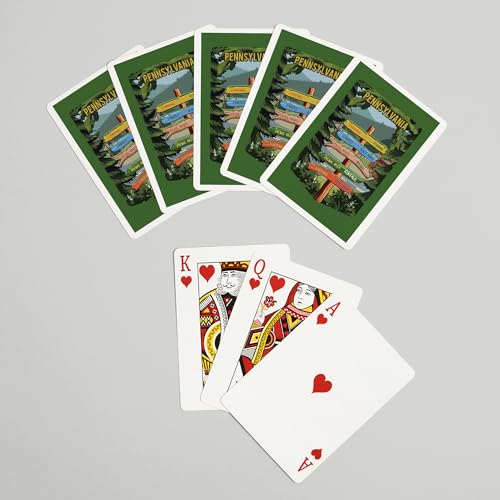 Juego de Naipes Poker Pennsylvania, 52 cartas miniatura 7