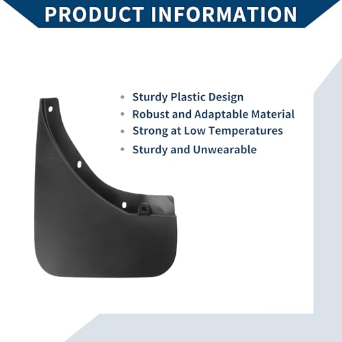 Image of Mud Flaps Splash Guards for Renault Duster 2010-2015 Front Rear Mud Guards 1 Set