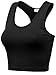 FPT Womens Basic Sleeveless Racerback Crop Tank Top Black S