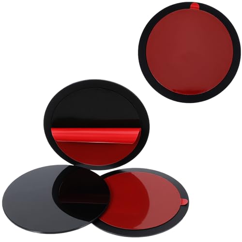 MBAIYO 4Pcs Dashboard Pad Mounting Disk for Suction Cup Phone Mount, Round Double-Sided Pads 3.15" Ultra Sticky Heat-Resistant Replacement Disc for Car Dashboard Phone Holder GPS Holder Suction Mount