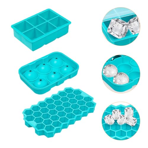 Molde para hielo de silicona Toyvian con tapa 37 cavidades miniatura 5