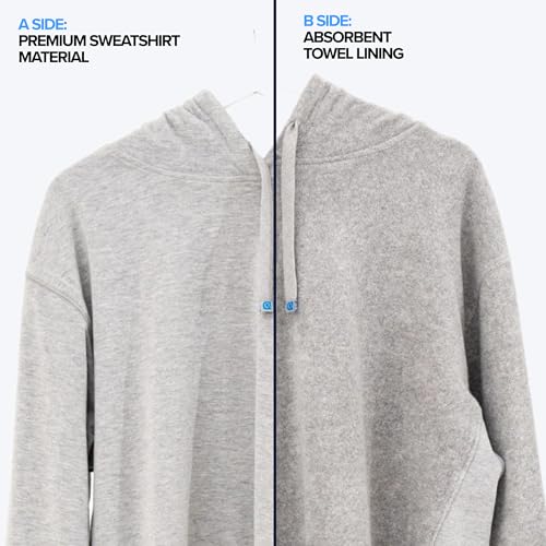 DudeRobe Men’s Hooded Reversible Hoodie, Pre/Post Workout4