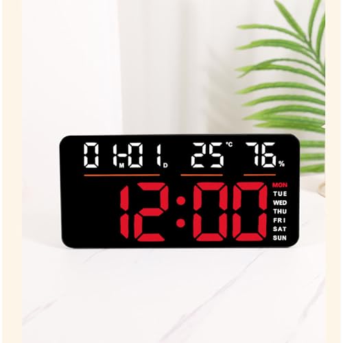 Horloge murale électronique multifonction avec compte à rebours LED