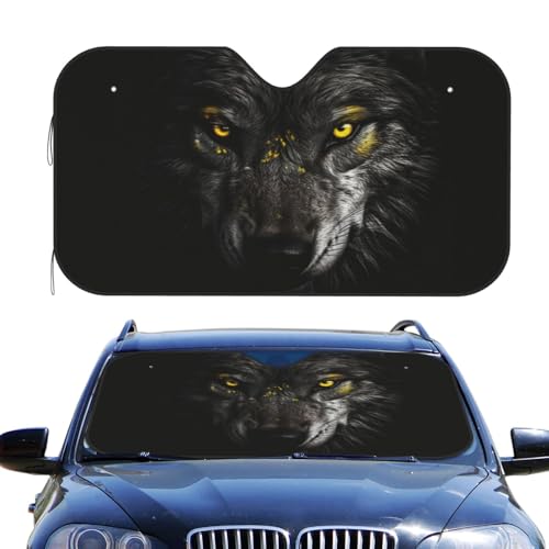 Couvre-soleil auto loup pour fourgonnettes et SUV