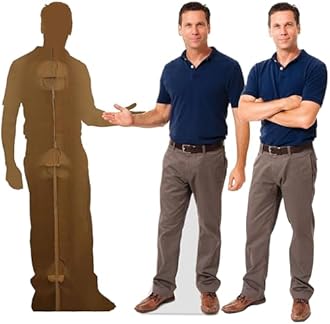 Custom Life Size Cardboard Cutout - 2 Material Options, 1-8 ft - Personalized High Resolution Stand Up | Upload Photo - Perfect Decor for Wedding, Graduation, Birthday