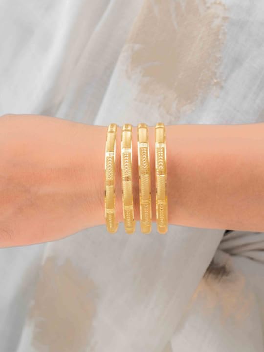 Image of Zeraki Jewels Women's Traditional Gold Plated Bangles Set | Elegant Designer Kada Bangles | Classic Ethnic Jewellery for Women & Girls | Perfect for Wedding, Festive & Daily Wear