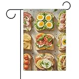 Tissu en lin de qualité supérieure : fabriqué à partir de lin respirant de haute qualité, ce drapeau de jardin offre un look rustique mais élégant tout en étant plus durable que les drapeaux en polyester standard. Respectueux de l'environnement et résistant à la décoloration pour un éclat durable.