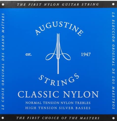 Albert Augustine 525A Gut Classical Guitar Strings, High Tension