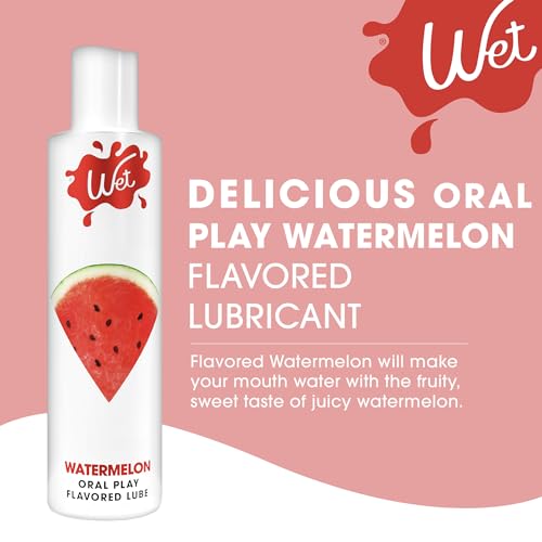 Image of Wet 6-Pack Flavors Sampler - Strawberry, Watermelon, Passion Punch, Tropical Explosion, Chocolate Chip Cookie, and Cupcake | Made Without Parabens, Gluten-Free, Stain-Free, Travel-Friendly, 1 fl oz ea
