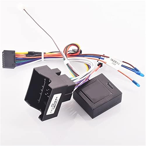 XEDLAMP Adaptateur de câble de faisceau de câblage stéréo d'autoradio Android 16 broches, for VW, for Golf, for Skoda, for Octavia, MK1 MK2, for Seat, Leon Quadlock Câble adaptateur pour autoradio