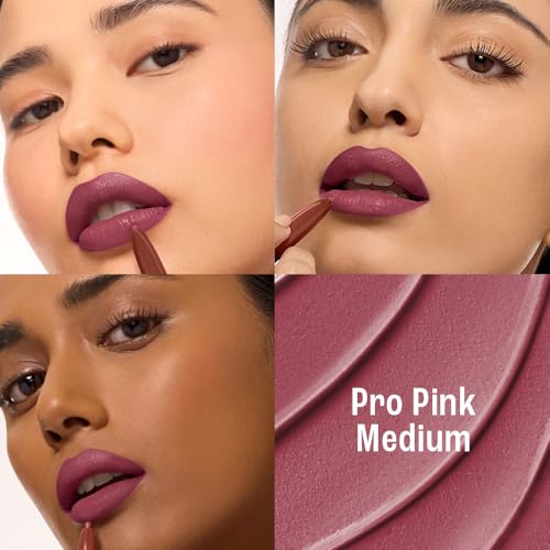 Image of Lakme 9to5 Hya Beach Edit, Lipstick + Liner Duo, Pro Pink Medium, Infused with Hyaluronic Acid, Vitamin E, Jojoba Oil, Comfortable Matte Finish, SPF Powered, Hydrating Lipstick, 2+0.2 g