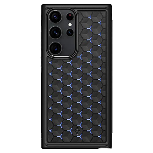 Image of Spigen Cryo Armor Back Cover Case Compatible with Galaxy S23 Ultra (TPU + Poly Carbonate | Matte Black)