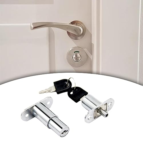gazechimp Fechadura de de porta deslizante Fechadura de vidro com chaves Gadget Atualizado para serv