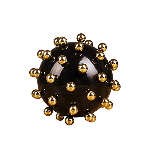 Boule Noire Feng Shui Décoration de Maison en Métal Taille L
