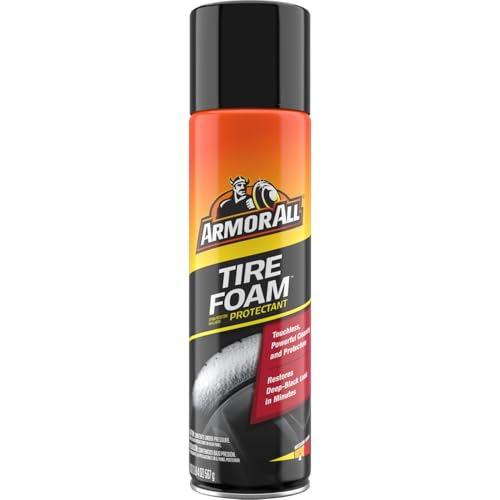 Armor All Tire Foam, Tire Cleaner Spray for Cars...