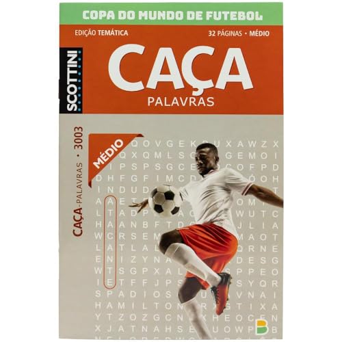 Scottini Temático Caça-palavras COPA DO MUNDO MÉDIO (32p) N.3003
